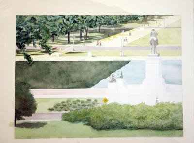 James Sundquist View from the Park 1980s