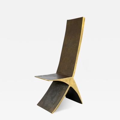James Vilona Sculptural Bronze Chair by James Vilona