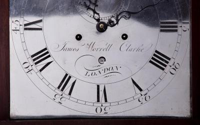 James Worrel Clarke Georgian Tall Case Clock by J W Clarke Circa 1770
