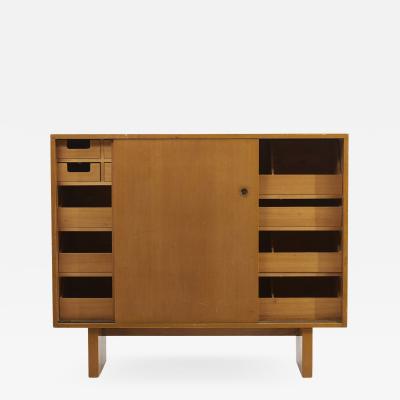 James Wylie Wooden Cabinet with many drawers by James Wylie for Widdicomb US 1950s