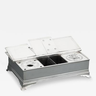 James Young 18th Century Silver Inkwell by James Young