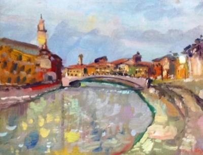 Jamie Boyd The River Arno Pisa Italy