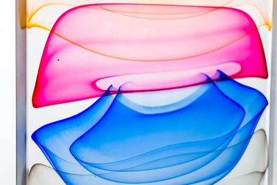 Jamie Harris Infusion Block in Ambers Ruby Blue and Orange