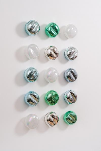 Jamie Harris Jamie Harris Dimpled Color Stack Wall Installation I USA 2024