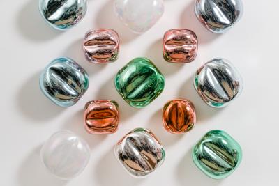 Jamie Harris Jamie Harris Dimpled Color Stack Wall Installation II USA 2024