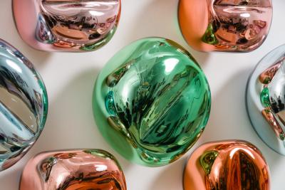 Jamie Harris Jamie Harris Dimpled Color Stack Wall Installation II USA 2024