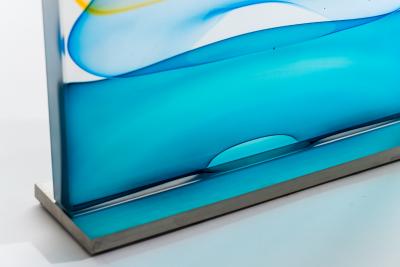 Jamie Harris Jamie Harris Infusion Block in Purple Aubergine Amber and Aqua USA 2022