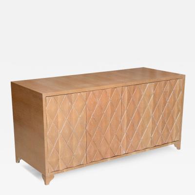 Jamie Herzlinger Cerused Oak Four Door Buffet or Credenza Jamie Herzlinger