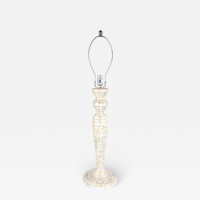 Jamie Young Mid Century Mother of Pearl Mosaic Lamp