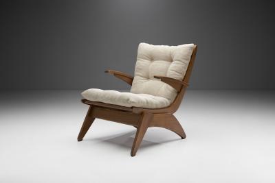 Jan Den Drijver Dutch Modern Armchair by Jan den Drijver for De Stijl The Hague 1950s