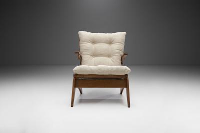 Jan Den Drijver Dutch Modern Armchair by Jan den Drijver for De Stijl The Hague 1950s