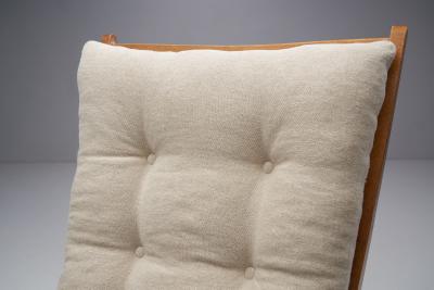 Jan Den Drijver Dutch Modern High Back Chair by Jan den Drijver for De Stijl The Hague 1950s