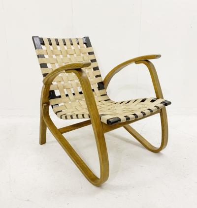 Jan Vanek Pair of Mid Century Bentwood Armchairs by Jan Vanek for UP Z vody