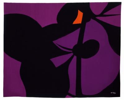 Jan Yoors Purple Tantra Tapestry 1976