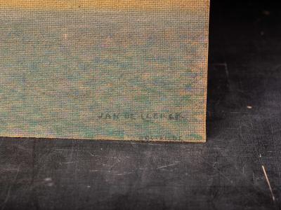 Jan de Clerck Sunset over the Sea Jan de Clerck 1891 1964 Oil on Unalit Signed