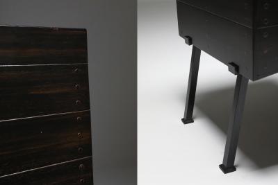 Jan de Jong Modernist Armchair by Dom Hans van der Laan Netherlands 1960s