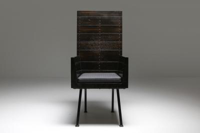 Jan de Jong Modernist Armchair by Dom Hans van der Laan Netherlands 1960s