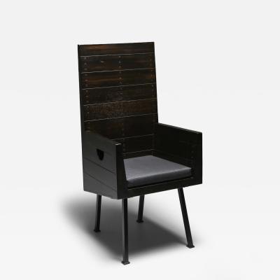 Jan de Jong Modernist Armchair by Dom Hans van der Laan Netherlands 1960s