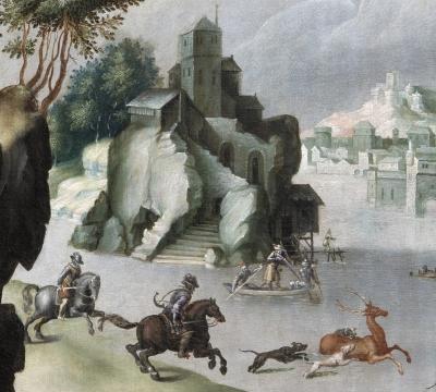 Jan van der Straet The Conversion of St Hubert