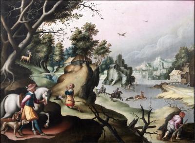 Jan van der Straet The Conversion of St Hubert