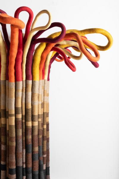 Jane Knight Jane Knight The Tree Monumental Fiber Sculpture Private Collection 1960s