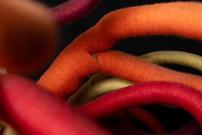 Jane Knight Large Scale Freestanding Fiber Art Sculpture by Jane Knight Titled The Tree