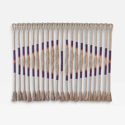 Jane Knight Textile Installation Titled Eye by Detroit Fiber Artist Jane Knight 1970s