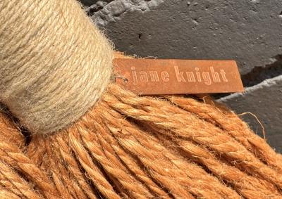 Jane Knight Ziggurat Fiber Wall Sculpture Artists Private Collection 1970s
