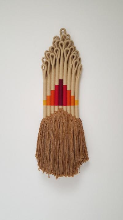 Jane Knight Ziggurat by Fiber Artist Jane Knight 1928 2013