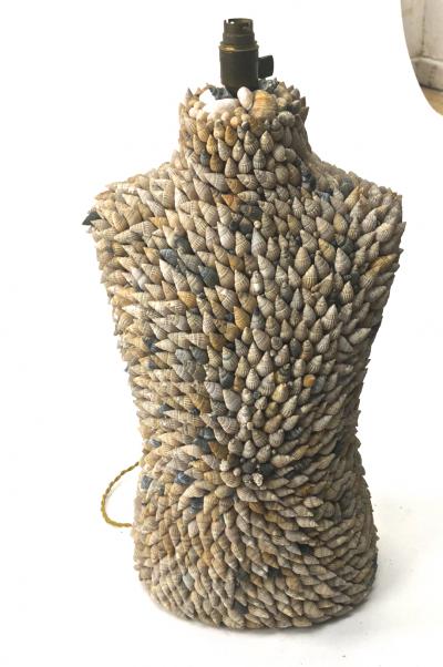 Janet Jeannine Style of Jeannine Janet baroque stunning shell bust lamp