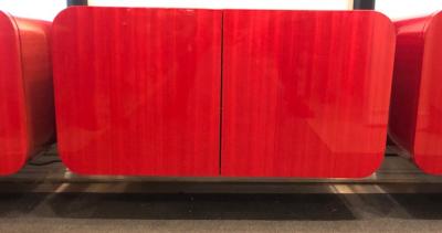 Janet Schwietzer Pace Collection Obra Wall Unit Janet Schwietzer Three Section Illuminated