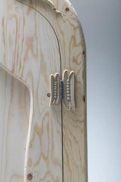 Janne Schimmel Wood Blend Cabinet Ornamental Round Edge Plywood Cabinet Schimmel Schweikle