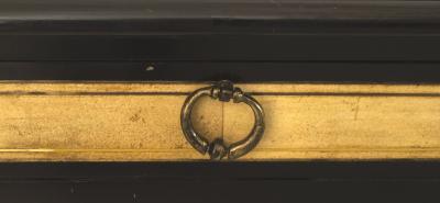 Jansen Ebonized Davenport Table