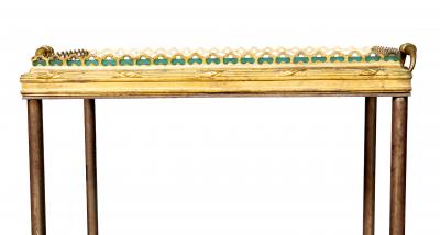 Jansen Style Chinoiserie Bronze And Iron Tray Table