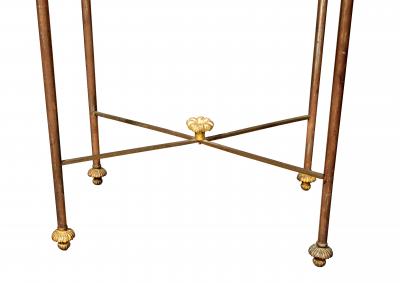 Jansen Style Chinoiserie Bronze And Iron Tray Table