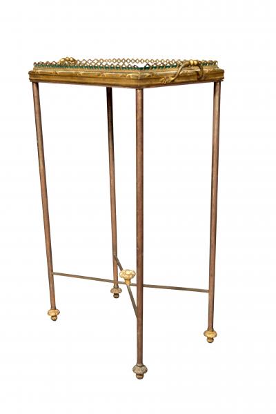 Jansen Style Chinoiserie Bronze And Iron Tray Table