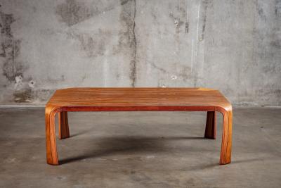 Japan Saburo Inui Rosewood Coffee Table circa 1960 Tendo Mokko