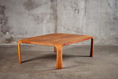Japan Saburo Inui Rosewood Coffee Table circa 1960 Tendo Mokko
