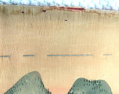 Japanese Antique Fukusa Textile Art Meiji Period