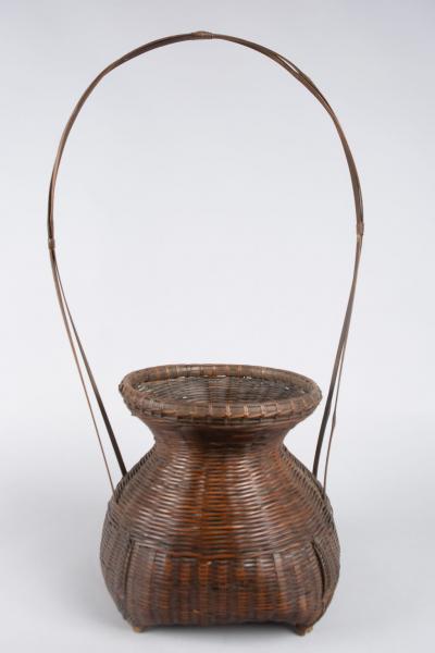 Japanese Antique Ikebana Flower Arranging Basket 