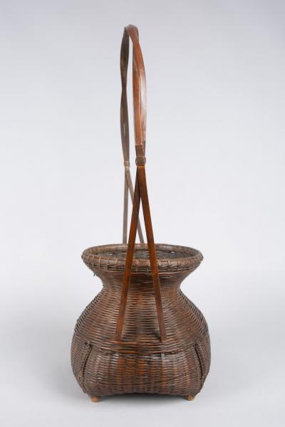 Japanese Antique Ikebana Flower Arranging Basket 