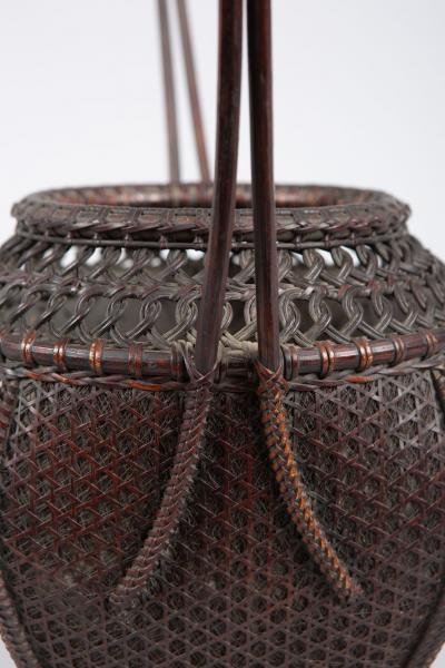 Japanese Antique Ikebana Flower Arranging Basket 