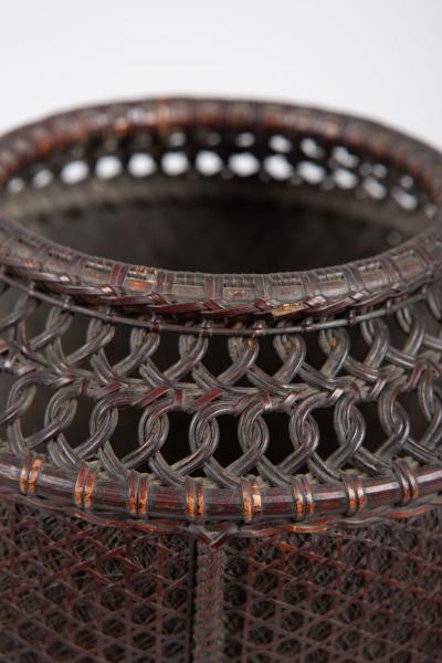 Japanese Antique Ikebana Flower Arranging Basket 