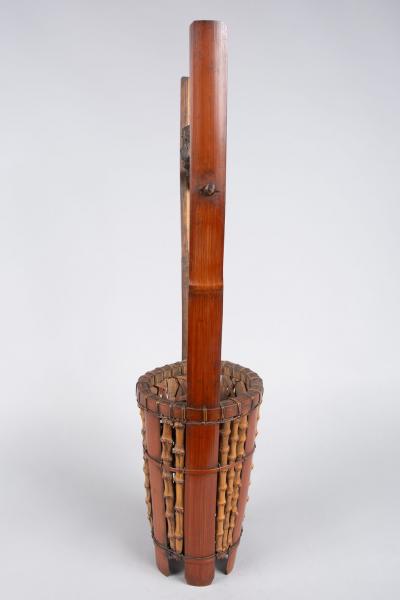 Japanese Antique Ikebana Flower Arranging Basket 