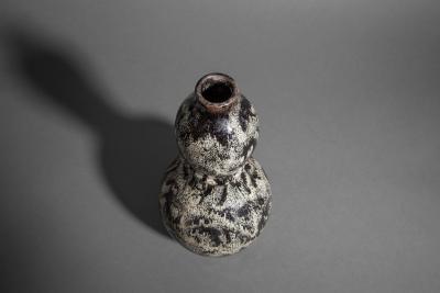 Japanese Antique Shigaraki Gourd Shaped Vase