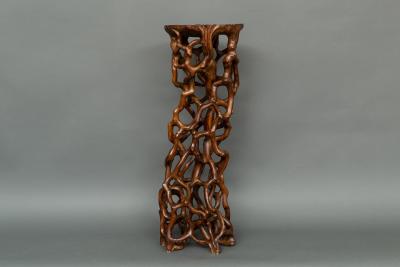 Japanese Antique Tall Root Stand