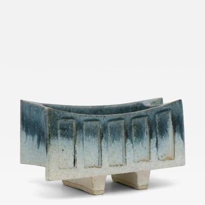Japanese Asymmetrical Ceramic Vessel