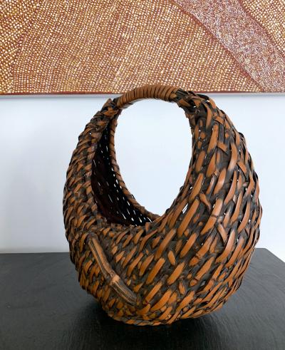 Japanese Bamboo Basket Ikebana