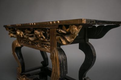 Japanese Black Lacquer Alter Table