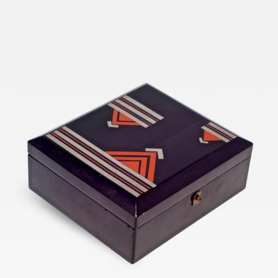 Japanese Black Lacquer Box